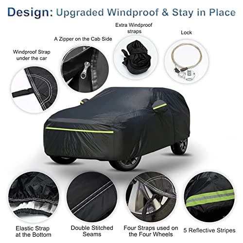 Car Cover for Jeep Grand Cherokee 2011 (Black / for Grand Cherokee)