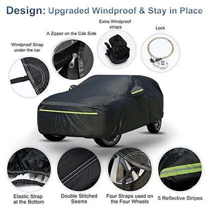 Car Cover for Jeep Grand Cherokee 2011 (Black / for Grand Cherokee)
