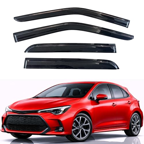 Rain Guards Fit for 2020 (2019-2026 Corolla Hatchback)