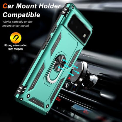 for Google Pixel 6 Case with Screen Protector (Teal / Google Pixel 6)