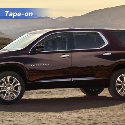 Window Visors Rain Guards for 2009 (2009-2017 Chevy Traverse)