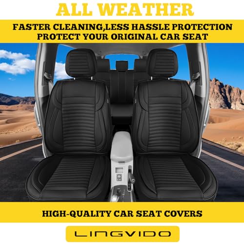 Front Car Seat Covers (Black / Front)