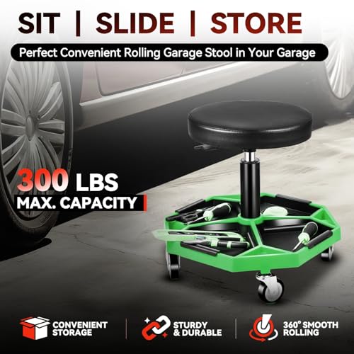 Mechanic Stool (Green)