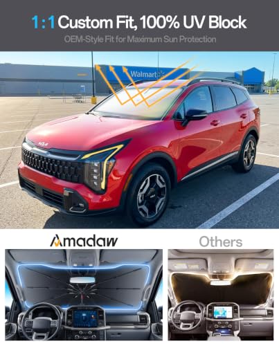 Windshield Sun Shade for Kia Sportage 2005 (For Kia / For Kia Sportage 2005–2026)