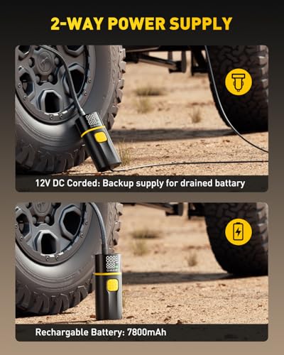 150PSI Tire Inflator Portable Air Compressor (Pump for SUV)