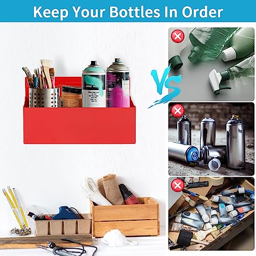 Magnetic Aerosol Spray Can Holder (Red / Large(3" x 8.3"))