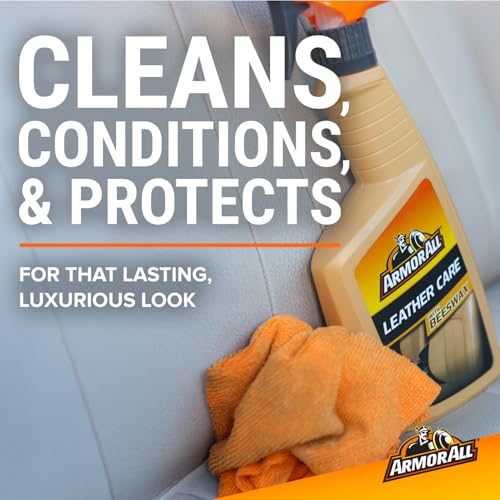 Car Leather Cleaner Spray with Beeswax (16 Fl Oz (Pack of 1) / Leather Cleaner with Beeswax)