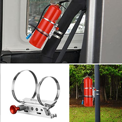 Universal Fire Extinguisher Mount (Silver)