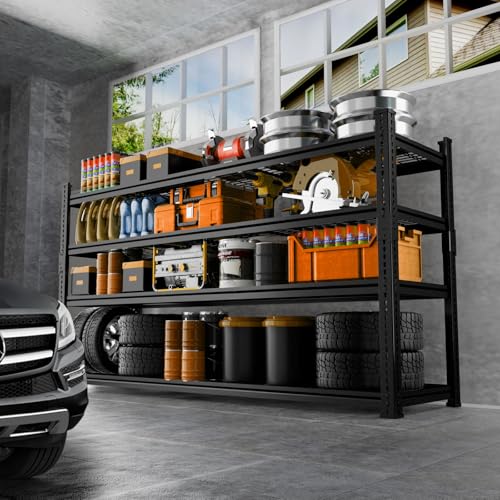 Storage Shelves Heavy Duty 2 PCS (4 Tier 60"W x 24"D x 60"H)