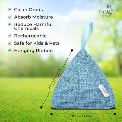 4 Pack Bamboo Charcoal Air Purifier Bags 200 Grams Each (Designer Colors)