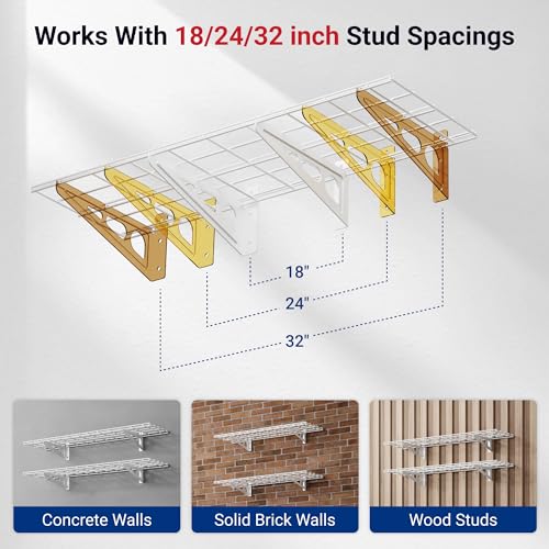 2 Pack 1x4ft 12 (White / 2 pack-1x4 ft)