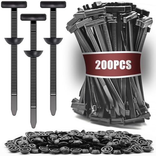 200 Pack Nylon Universal Cable Tie Buckle Zip Tie (200)
