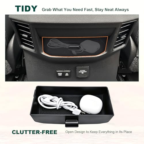 Rear Center Console Organizer for 2022 (2022-2026 Toyota Tundra)
