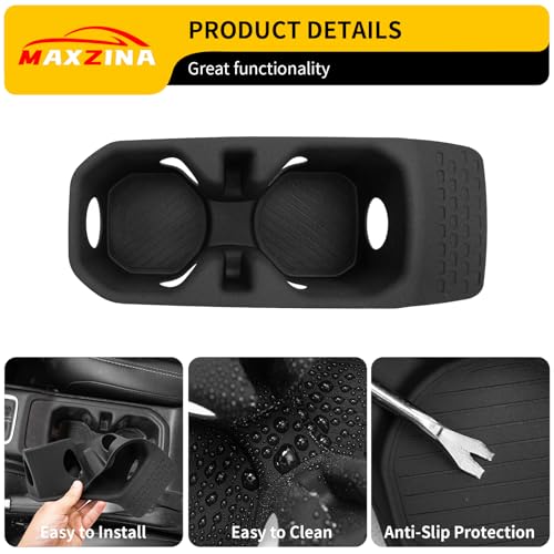 Cup Holder for 2018 (Compatible with 2018+ Jeep Gladiator Black)