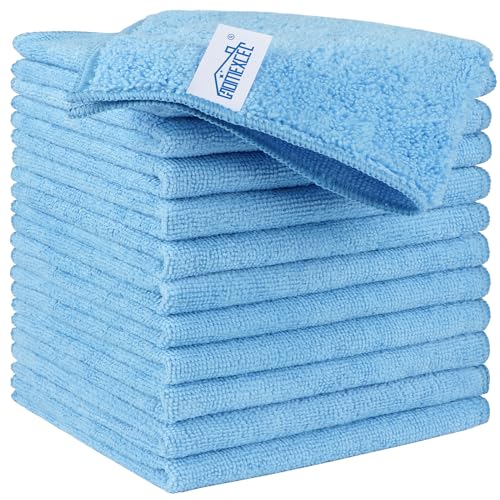 Blue Microfiber Cleaning Cloth (Blue)