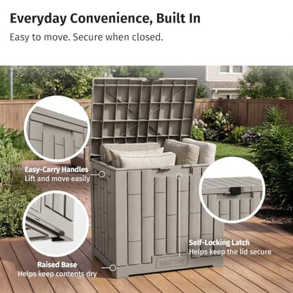 Outdoor Storage Box (Brown / 31 Gallon)
