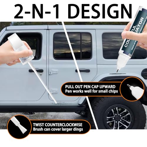 PXJ KXJ Diamond Black Crystal Pearl Touch Up Paint for Jeep (Diamond Black Crystal Pearl(PXJ/KXJ) Compatible with Cherokee/Compass/Grand-Cherokee/Grand-Wagoneer/Wagoneer)