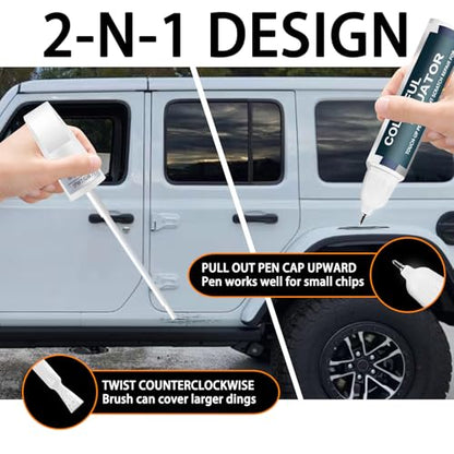 PXJ KXJ Diamond Black Crystal Pearl Touch Up Paint for Jeep (Diamond Black Crystal Pearl(PXJ/KXJ) Compatible with Cherokee/Compass/Grand-Cherokee/Grand-Wagoneer/Wagoneer)