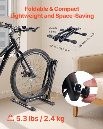 Bike Rack Fits 20 to 27 Inch Mountain & Road Bikes (1 Bike Rack)