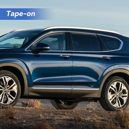 Window Visors Rain Guards for 2013 (2013-2018 Hyundai Santa Fe)