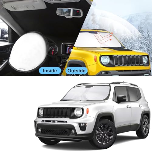 Sun Shade for Jeep Renegade 2015 (Windshield Sunshade for Jeep Renegade 2015-2024)