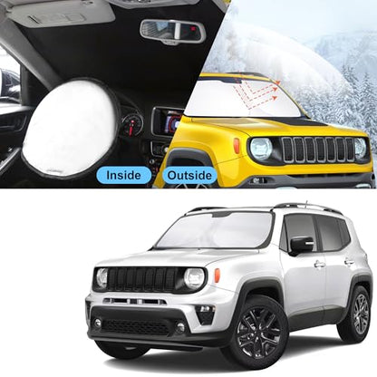 Sun Shade for Jeep Renegade 2015 (Windshield Sunshade for Jeep Renegade 2015-2024)