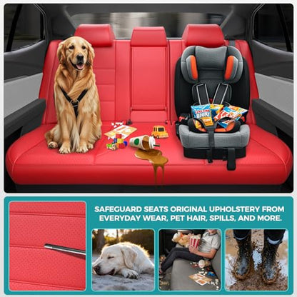 Custom Seat Covers for Camry 2025 2026 Hybrid (Red / 2025-2026 Camry LE SE)