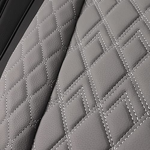 Car Seat Covers for Dodge Ram Full Set (5 PCS Full Set,Black-Grey)