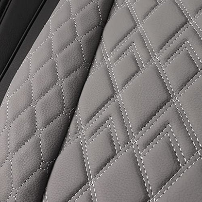 Car Seat Covers for Dodge Ram Full Set (5 PCS Full Set,Black-Grey)
