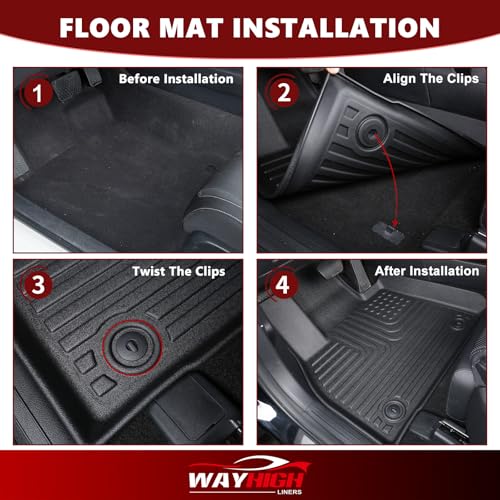 Floor Mats & Cargo Liner for Lexus RX 2010 (BLACK)