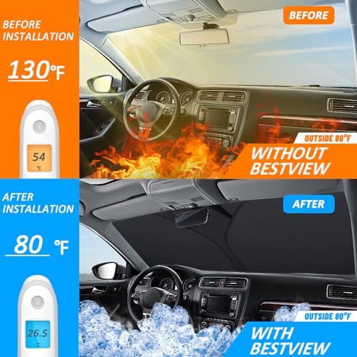 American Flag Windshield Sunshade for 2018 (2018-2024 Toyota Camry American Flag)