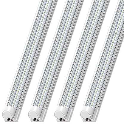 T8 LED Shop Lights 8FT (6500K / 8ft-4 Packs-100w)