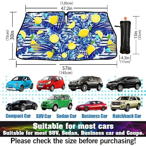 Funny Car Windshield Sun Shade Umbrella (Color-263127)
