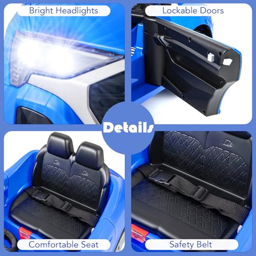 Licensed Audi SQ8 Ride on Car by OLAKIDS (Blue)