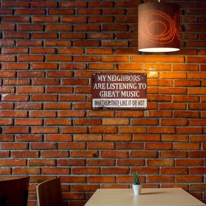12x8″ Metal Sign (Great Music)