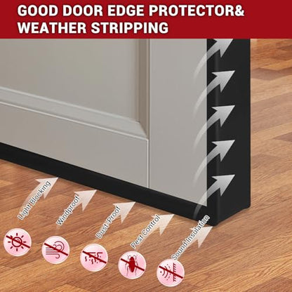 Rubber Edge Trim (Fit 2-1/2" - L20' / Black)