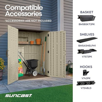 Outdoor Storage Shed (Taupe)