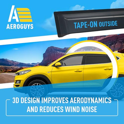 Extra Durable Window Deflectors Tape (For Hyundai Tucson 16-21)