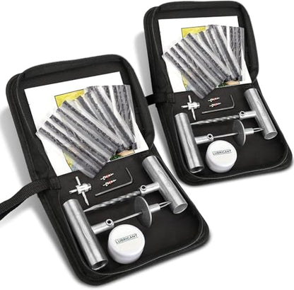 Tire Repair Kit (04- Set of 2-24pcs (Black))