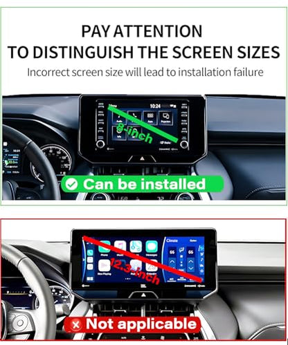 Car Phone Holder for Toyota Venza 2021 2022 2023 2024 8" Screen Accessories (fit for 2021-2024 Toyota Venza (8 Inch Screen))