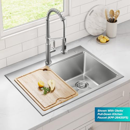 Fairlane 30 in Drop In (30 Inch / Single Bowl Workstation — Drop In)