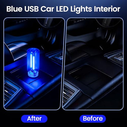 2 PCS Blue Car LED Lights Interior (Blue)