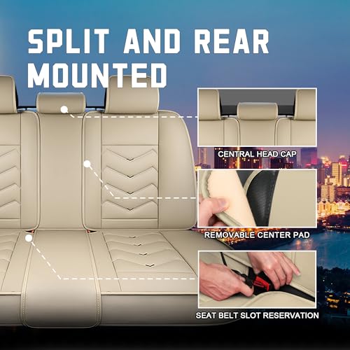 Car Seat Covers for Chrysler Pacifica 2004 (Full Set / Beige)