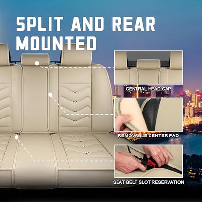 Car Seat Covers for Chrysler Pacifica 2004 (Full Set / Beige)