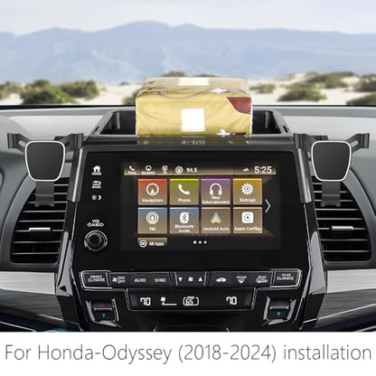 Car Phone Holder Center Console Organizer For Honda Odyssey 2018 2019 2020 2021 2022 2023 2024 Auto Accessories Navigation Interior Decoration Screen Mobile Cell Phone Mount case【Not Fit Odyssey 2025】