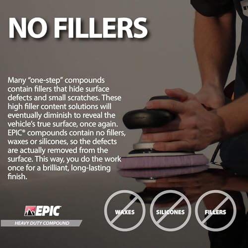 Epic Heavy Duty Car Polishing Compound for Paint Correction (16 Oz.)