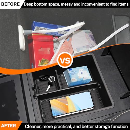 Armrest Center Console Storage Box for Toyota Land Cruiser Prado J120 2004 (GX470 2004-2009)