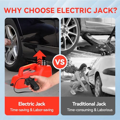 Electric Car Jack 5 Ton 12V Hydraulic Floor Jack (Red Jack Only)