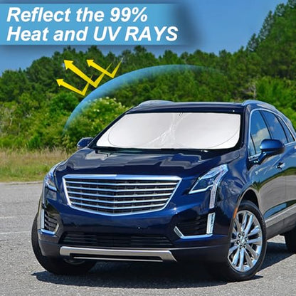 Custom fit XT5 Windshield Sunshade for 2017 (for XT5 2017-2025)