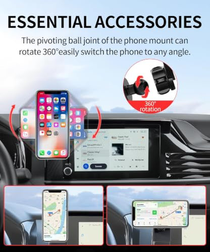 Car Phone Holder for Toyota Camry LE (for 2025-2026 Camry LE/SE(8 inch screen only))